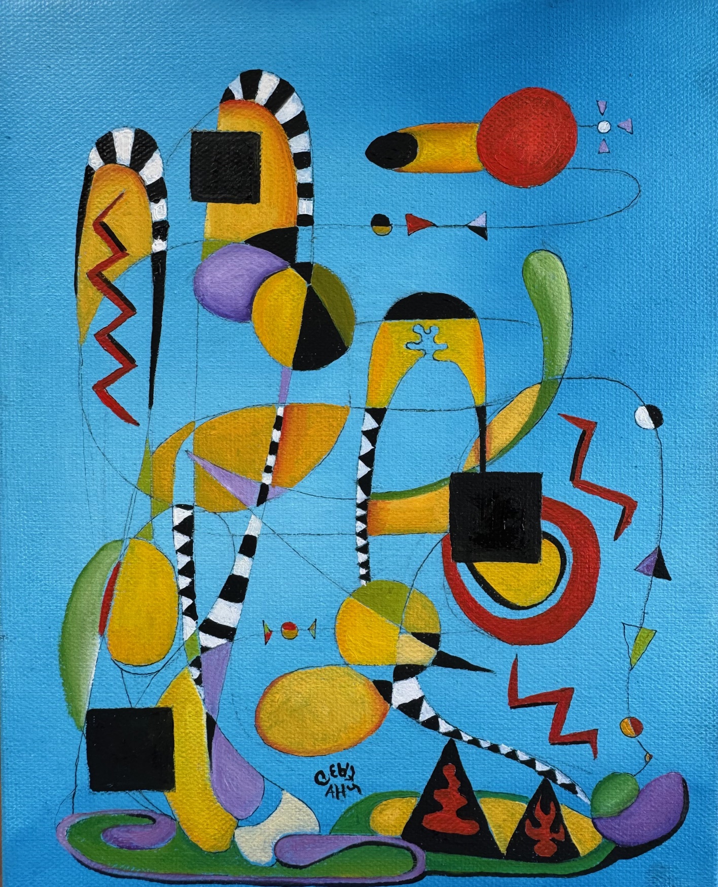 Automatic 3, 2024, oil on canvas, 10x8